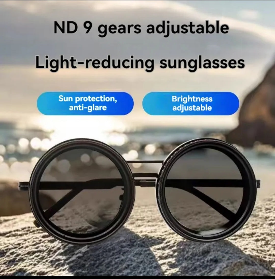 Sunglasses with adjustable tint